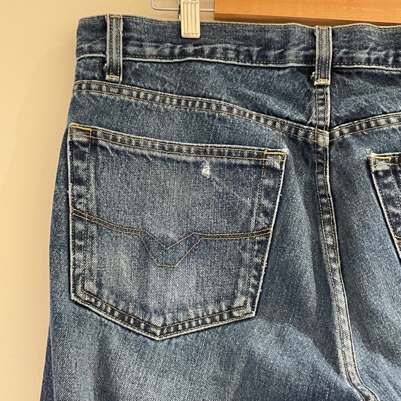 Harley-Davidson Men's Classic Boot Cut Jeans Blue Washed Denim 99027-09VM Sz 34 - Picture 8 of 16